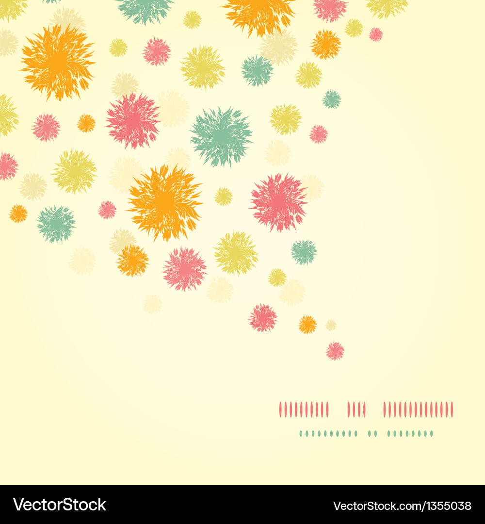 Abstract fluffy shapes diagonal seamless pattern vector image