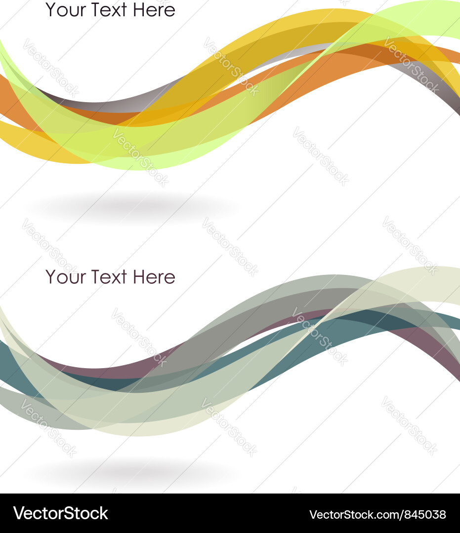 Abstract Winding Color Gradient Vector Image