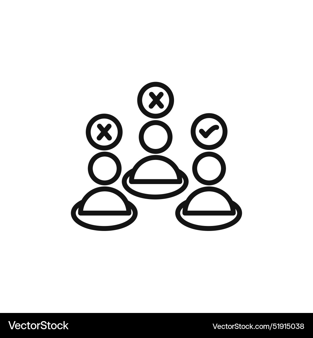 Candidate icon set collection for web vector image