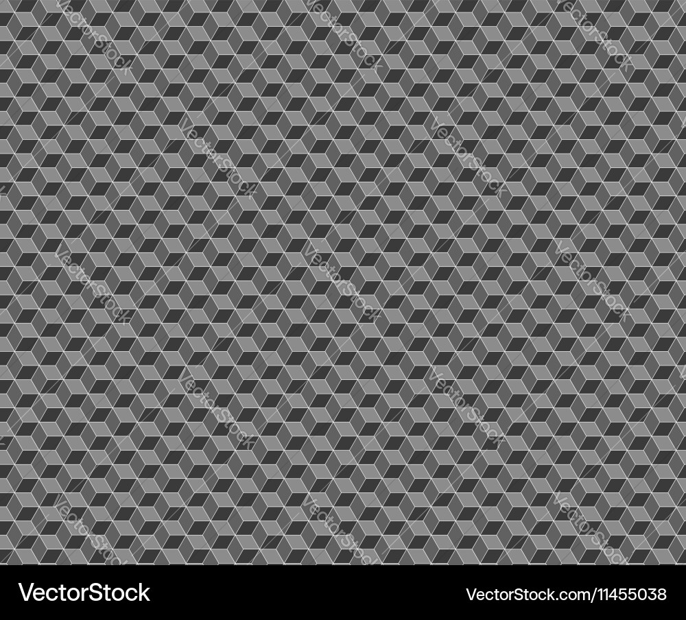 Cube abstract seamless pattern vector image