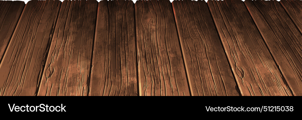Empty wooden background for product display Vector Image