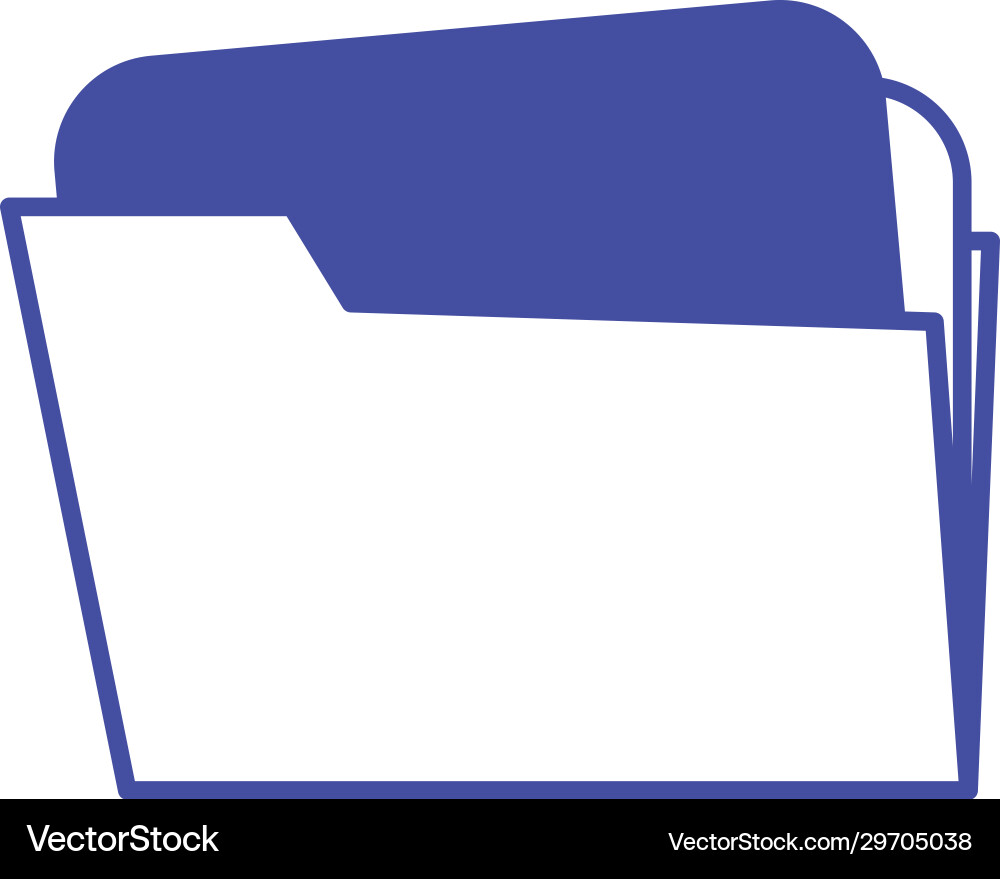 Isolated file line style icon design Isolated file line style icon design Vector Image
