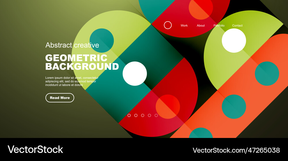 Simple circles and round elements pattern Vector Image