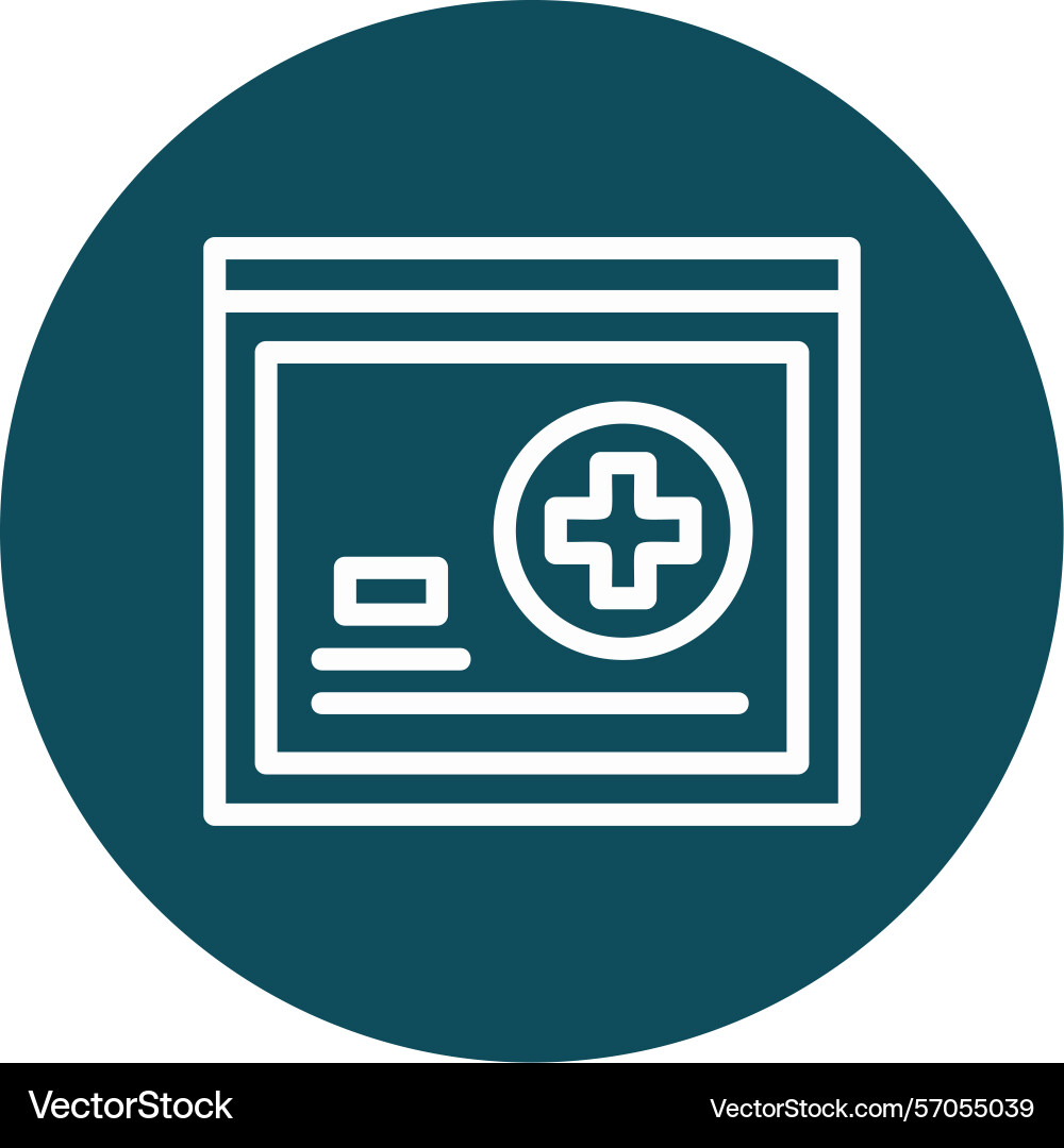 Add line circle style icon design Vector Image