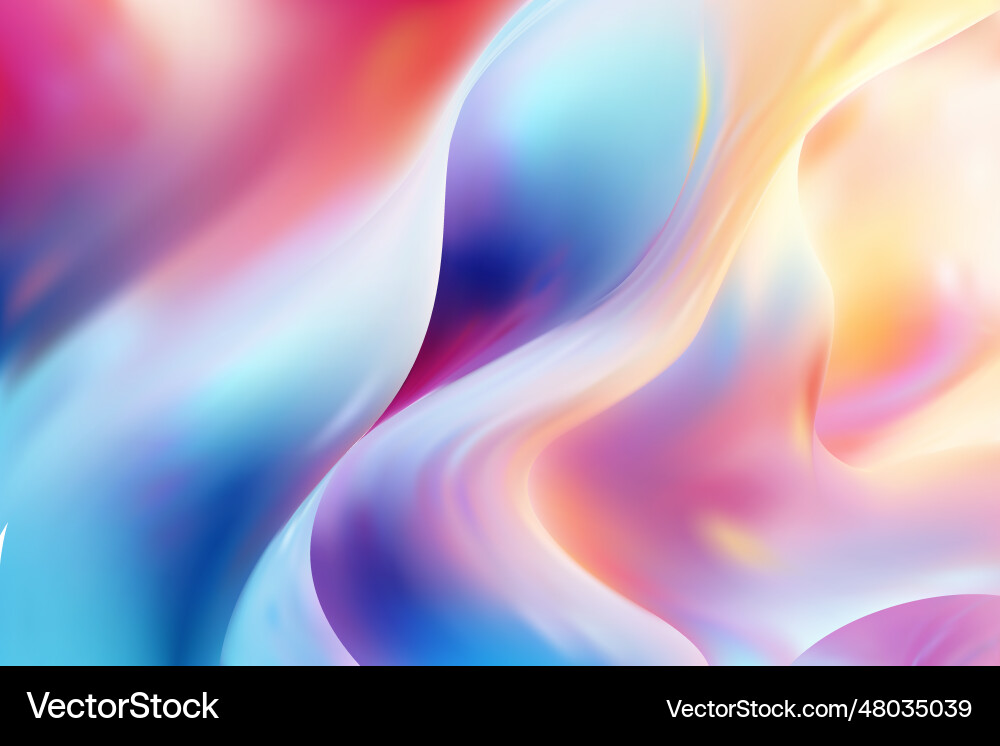 Bright abstract background with vertical waves Vector Image