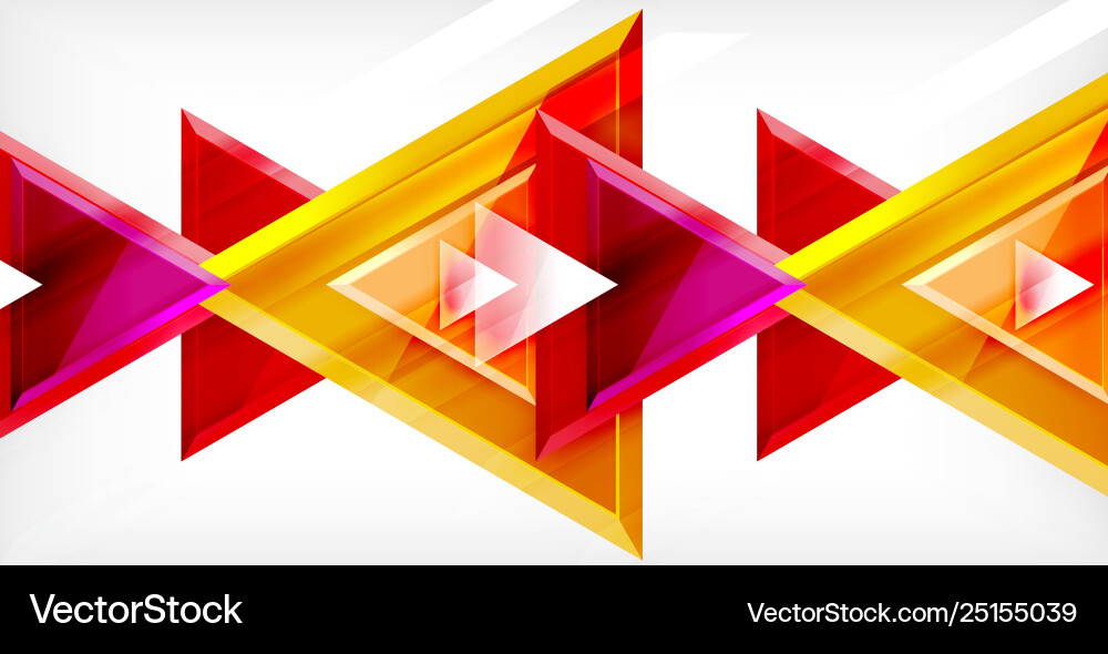 Dynamic triangle composition abstract background Dynamic triangle composition abstract background Vector Image