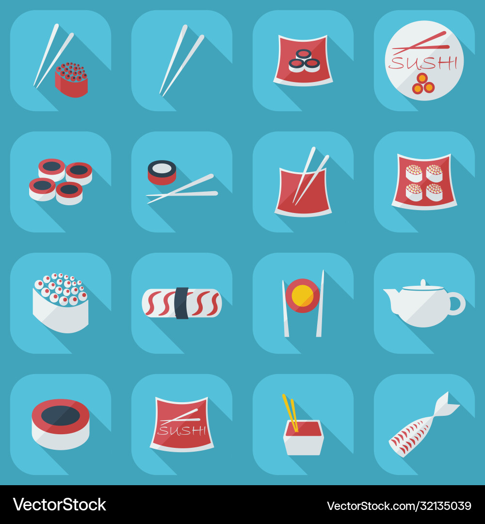 Flat concept set modern design a unique Flat concept set modern design a unique vector image