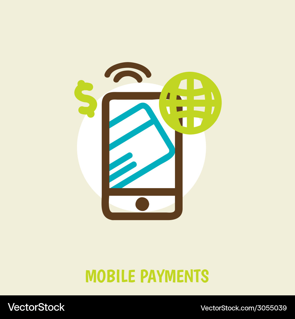 Modern smartphone with processing of mobile Vector Image