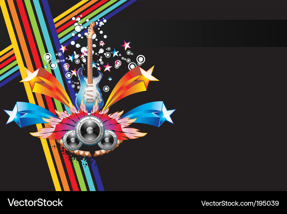 Music abstract background Vector Image