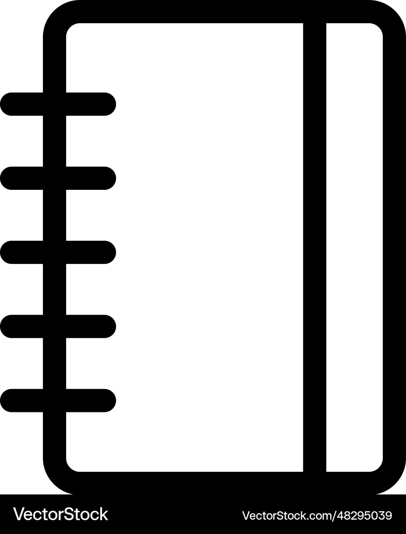 Notebook icon Vector Image