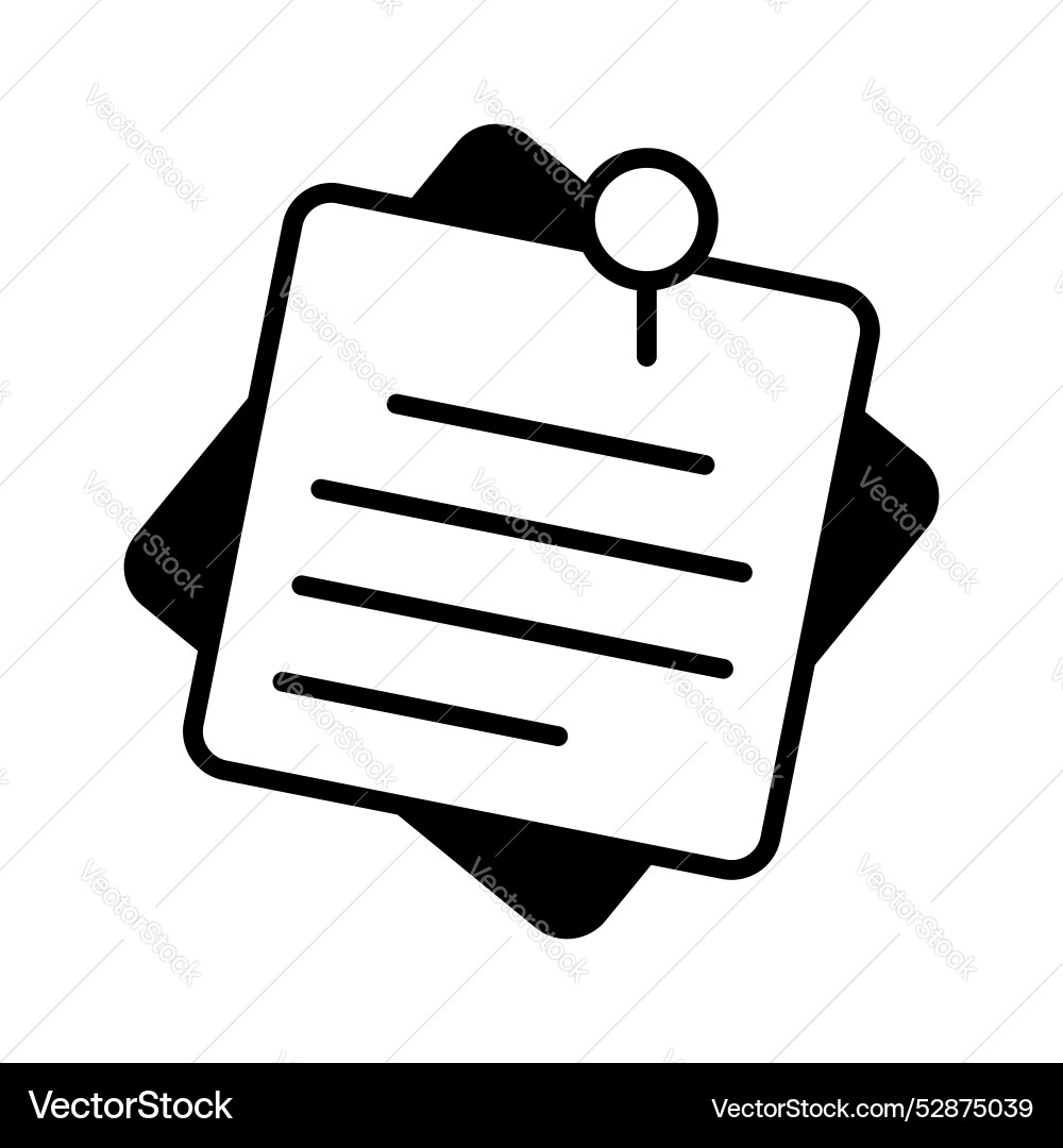 Sticky notes design in modern style ready to use Vector Image