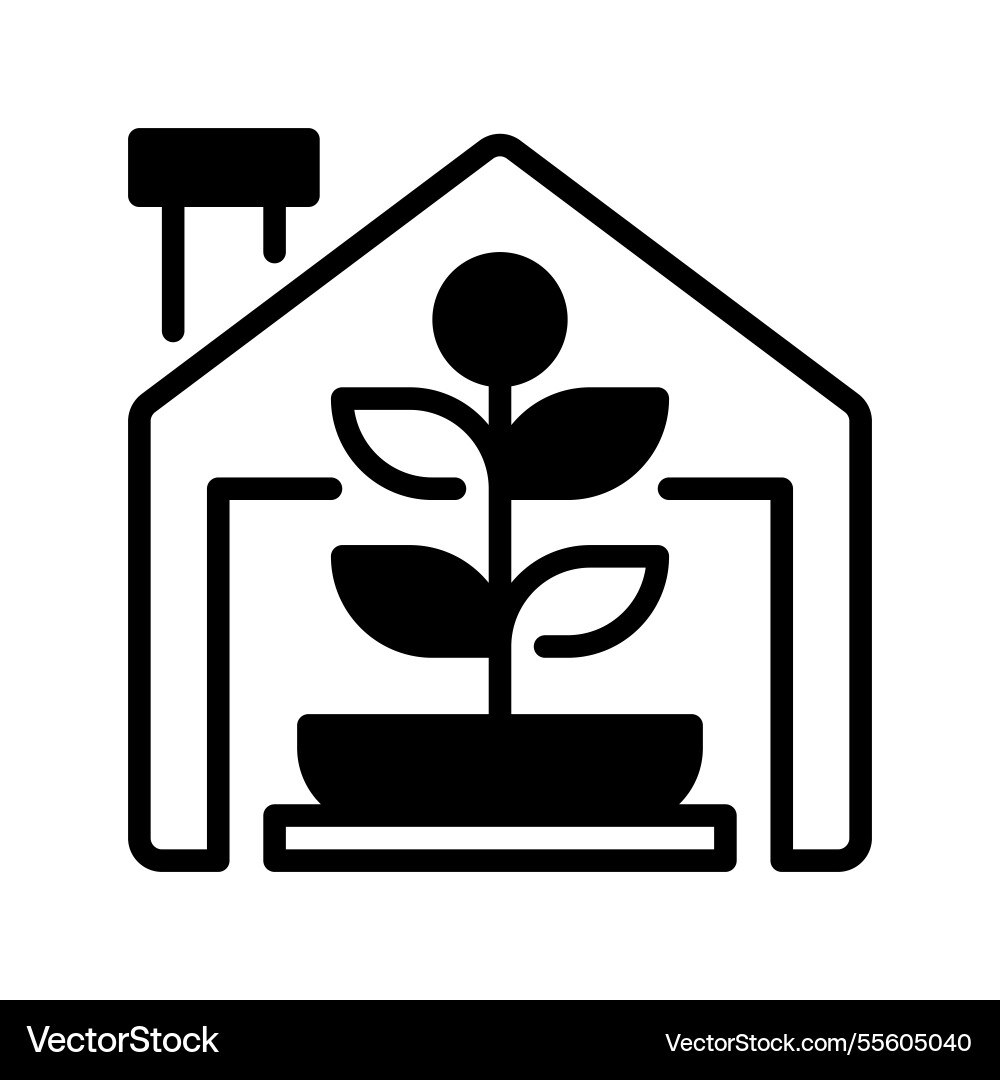 Eco-friendly house line icon universal creative Eco-friendly house line icon universal creative vector image