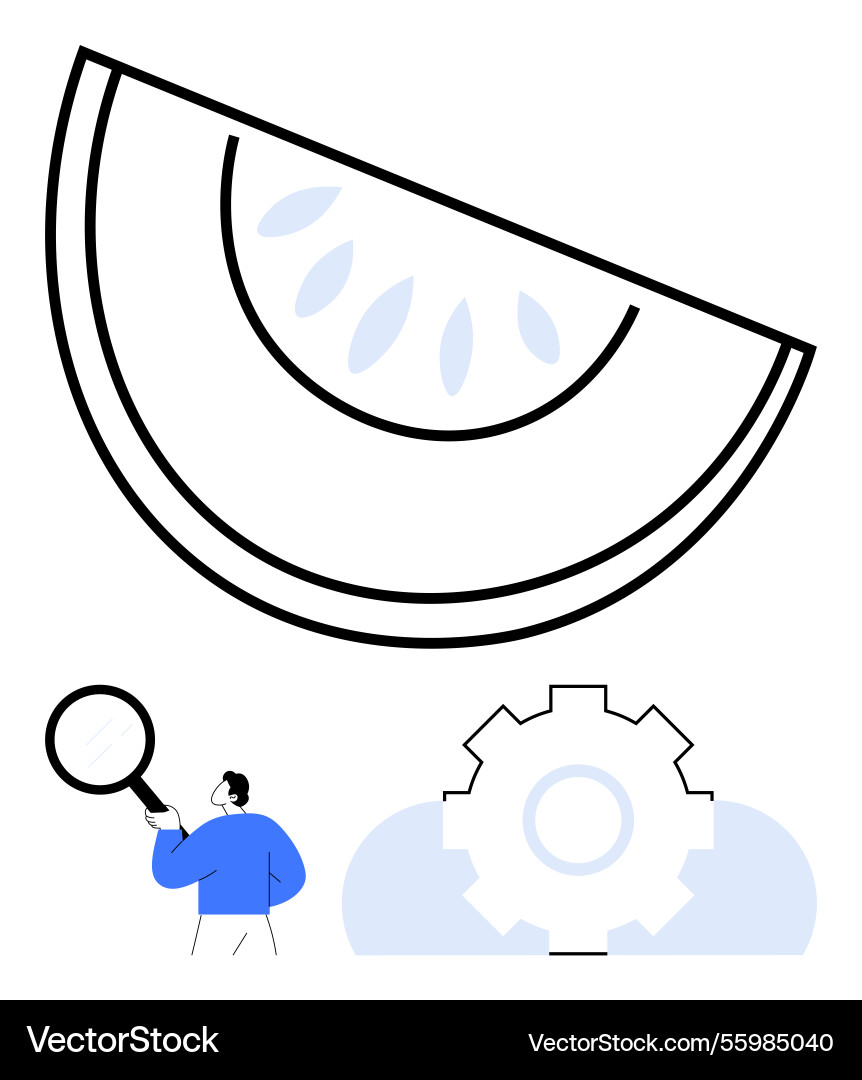 Exploring innovation through analysis and problem Vector Image