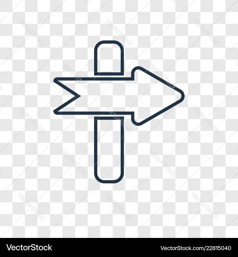 Linear icon isolated on transparent background Linear icon isolated on transparent background Vector Image