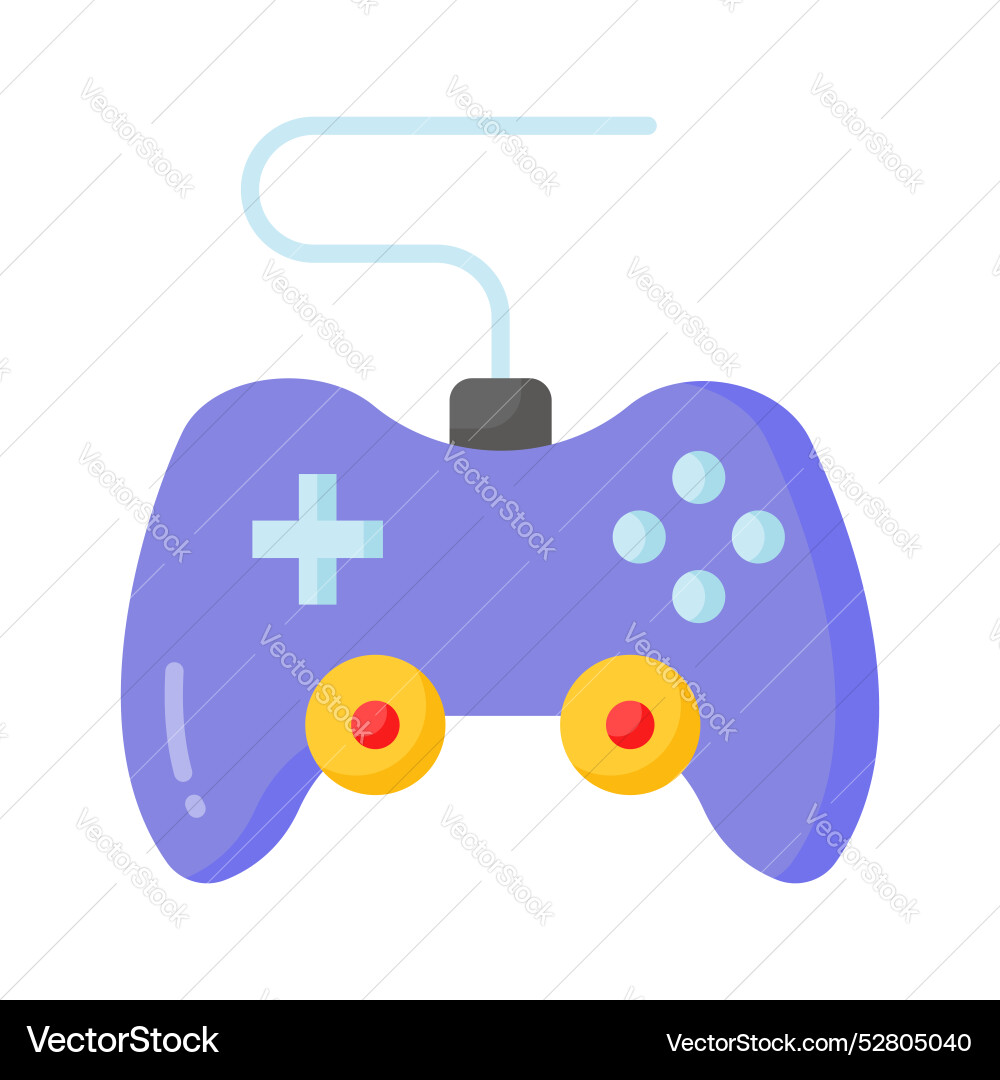 Spielkonsole oder Controller Computerspiele Vektorbild
