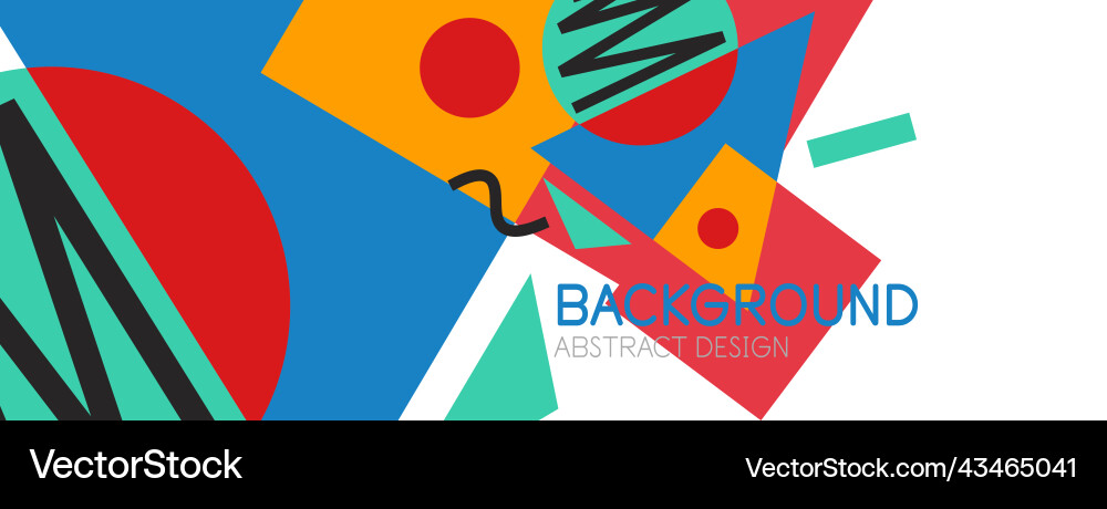 Abstract background blocks lines triangles Abstract background blocks lines triangles vector image