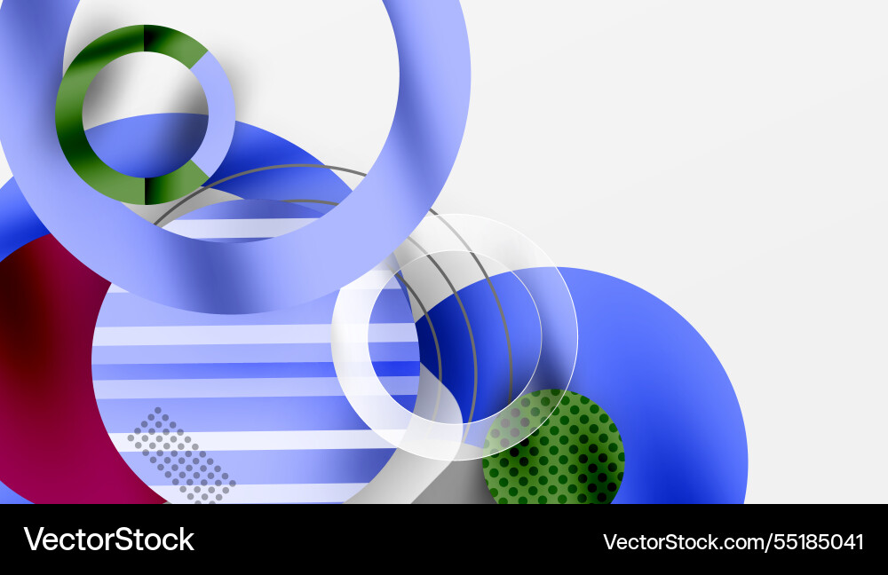 Abstract circle design with overlapping Abstract circle design with overlapping vector image