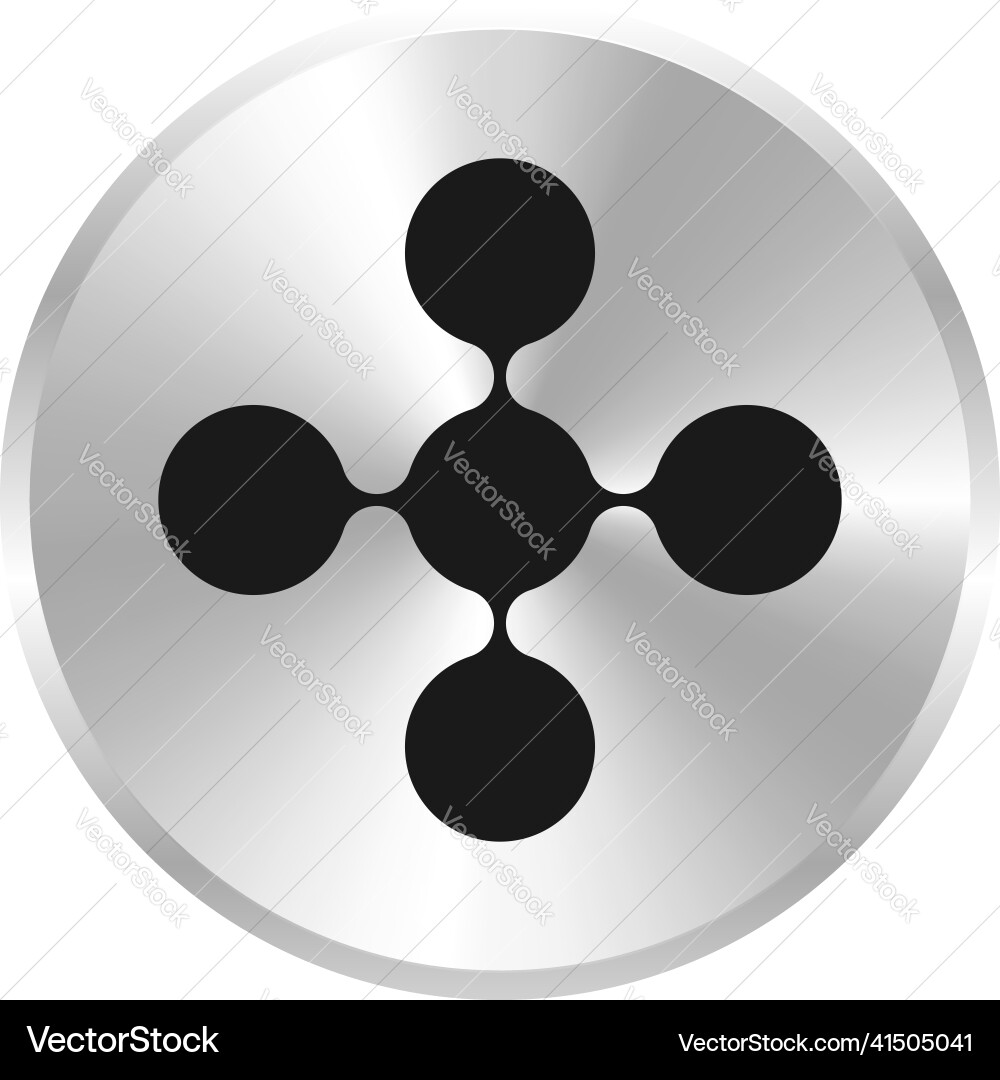 Connected circles nodes as technology tech Connected circles nodes as technology tech Vector Image