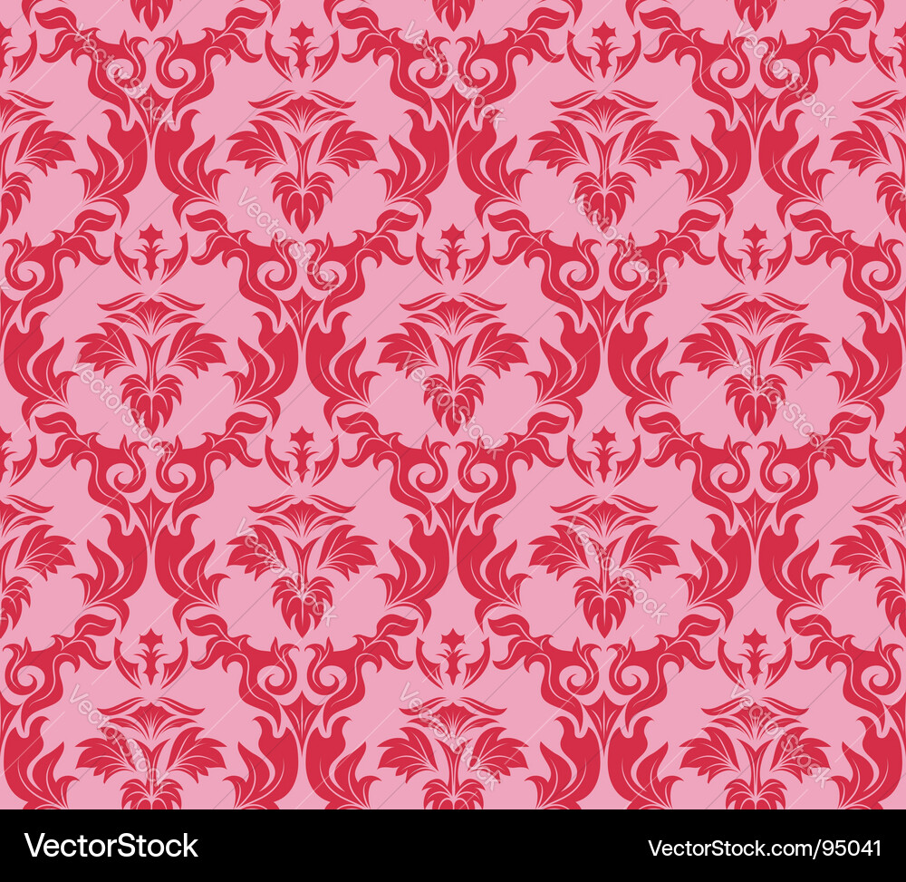 Damask pattern Vector Image