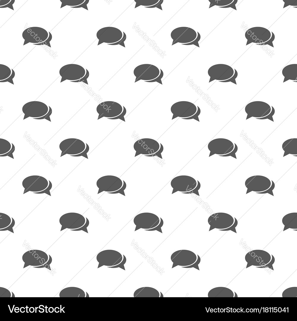 Speech Bubble Pattern vector image