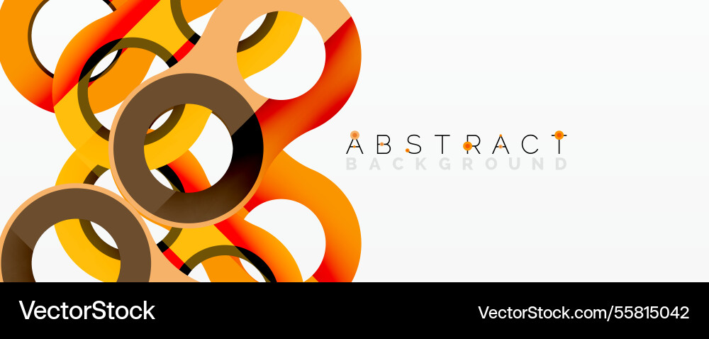 Abstract geometric pattern with interlocking Vector Image