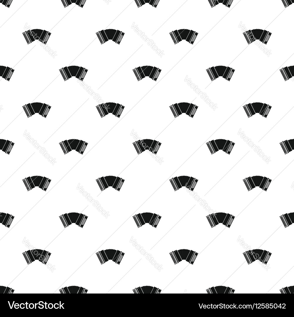 Accordion pattern simple style Vector Image