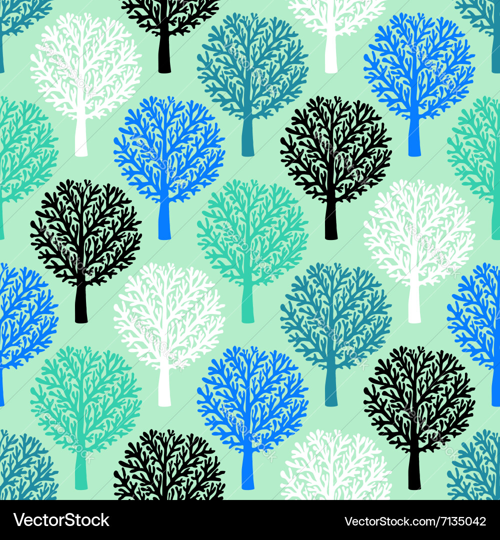 Elegant Tree Pattern vector image