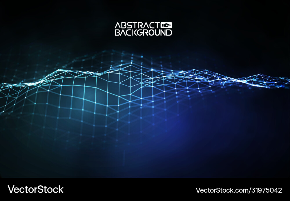 Futuristic Network Connection Vector Image