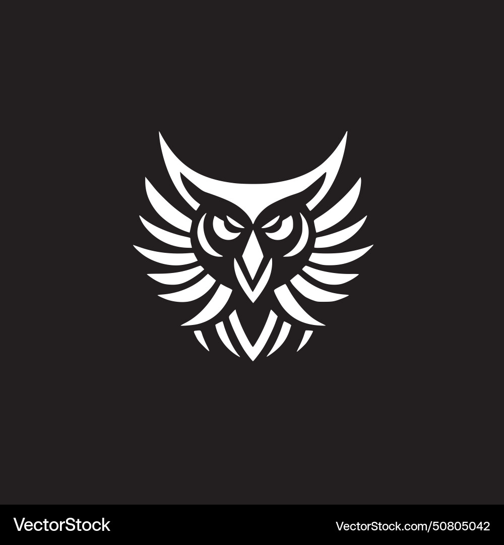 Owl - minimalistische und einfache Silhouette Owl - minimalistische und einfache Silhouette vektorbild