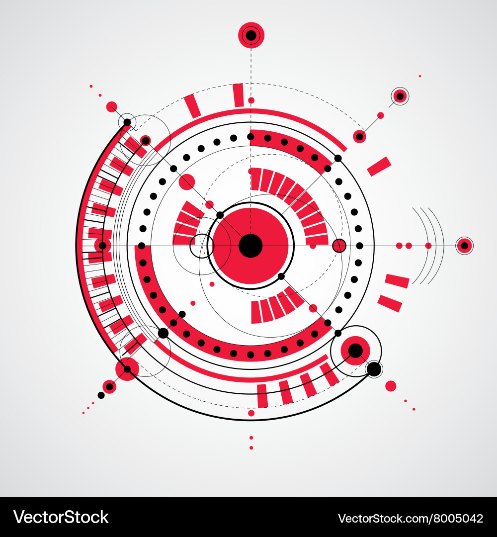 Technical blueprint digital background vector image