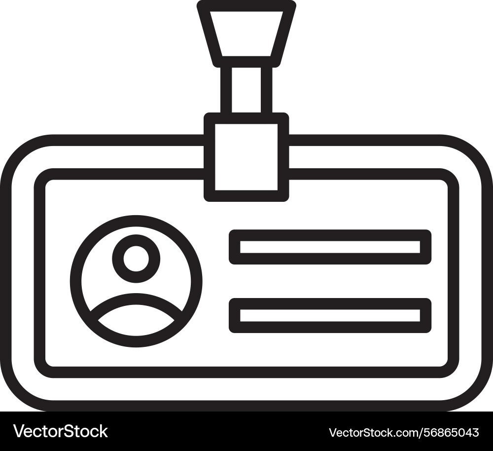 Benutzerzeichen-Symbol Vektorbild