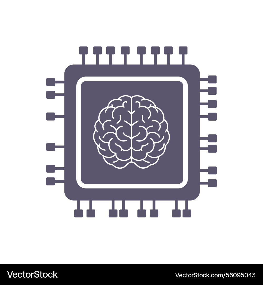 Deep learning machine and big data Deep learning machine and big data vector image