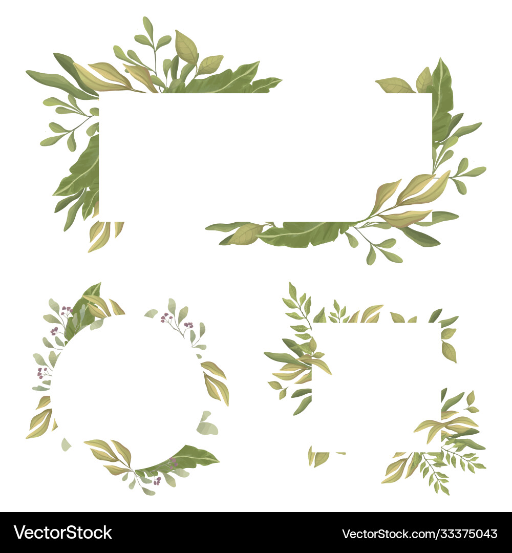 Set rectangular borders with text space Set rectangular borders with text space Vector Image