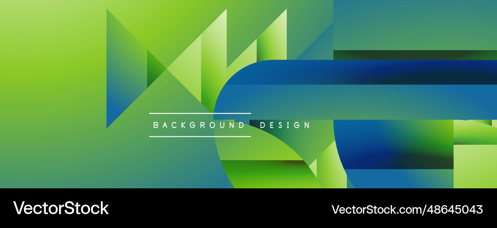 Simple geometric forms - dynamic Vector Image