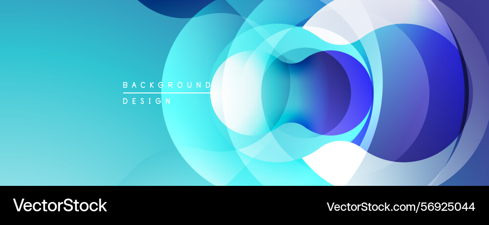 Abstract circles overlap creating fluid shapes Abstract circles overlap creating fluid shapes vector image