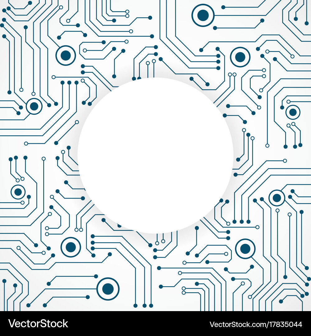 Abstract technological background structure Vector Image
