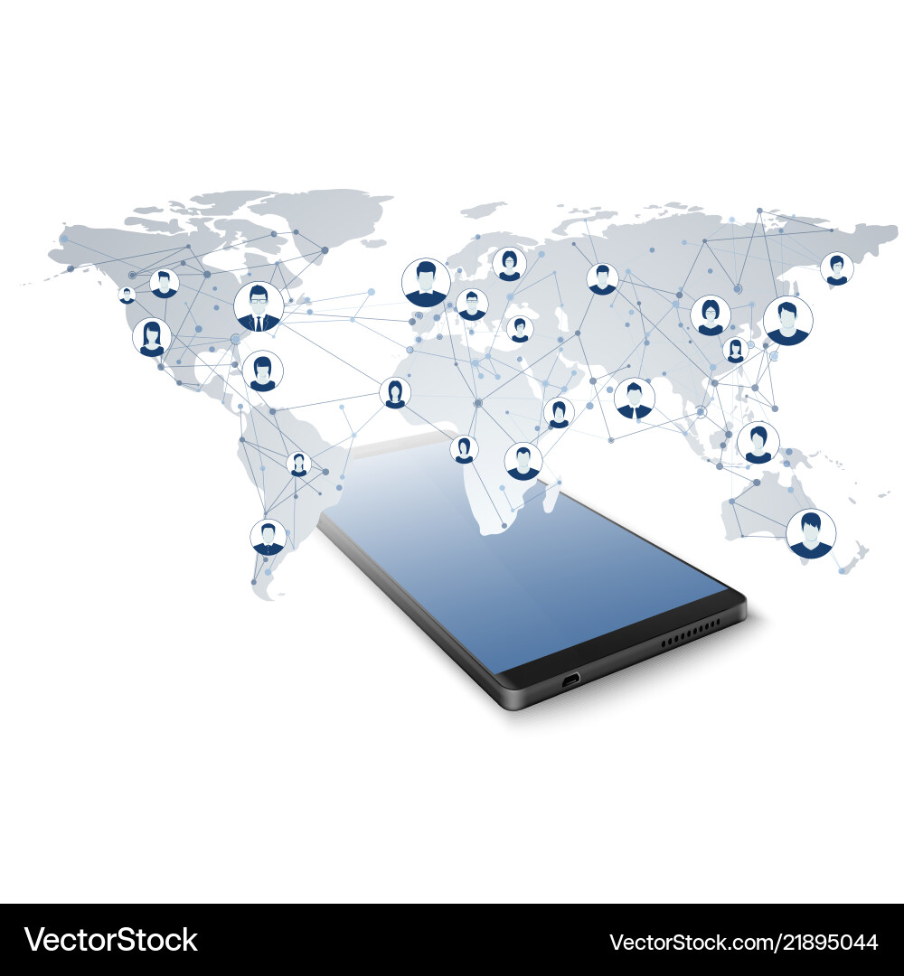 Global Network Connection vector image