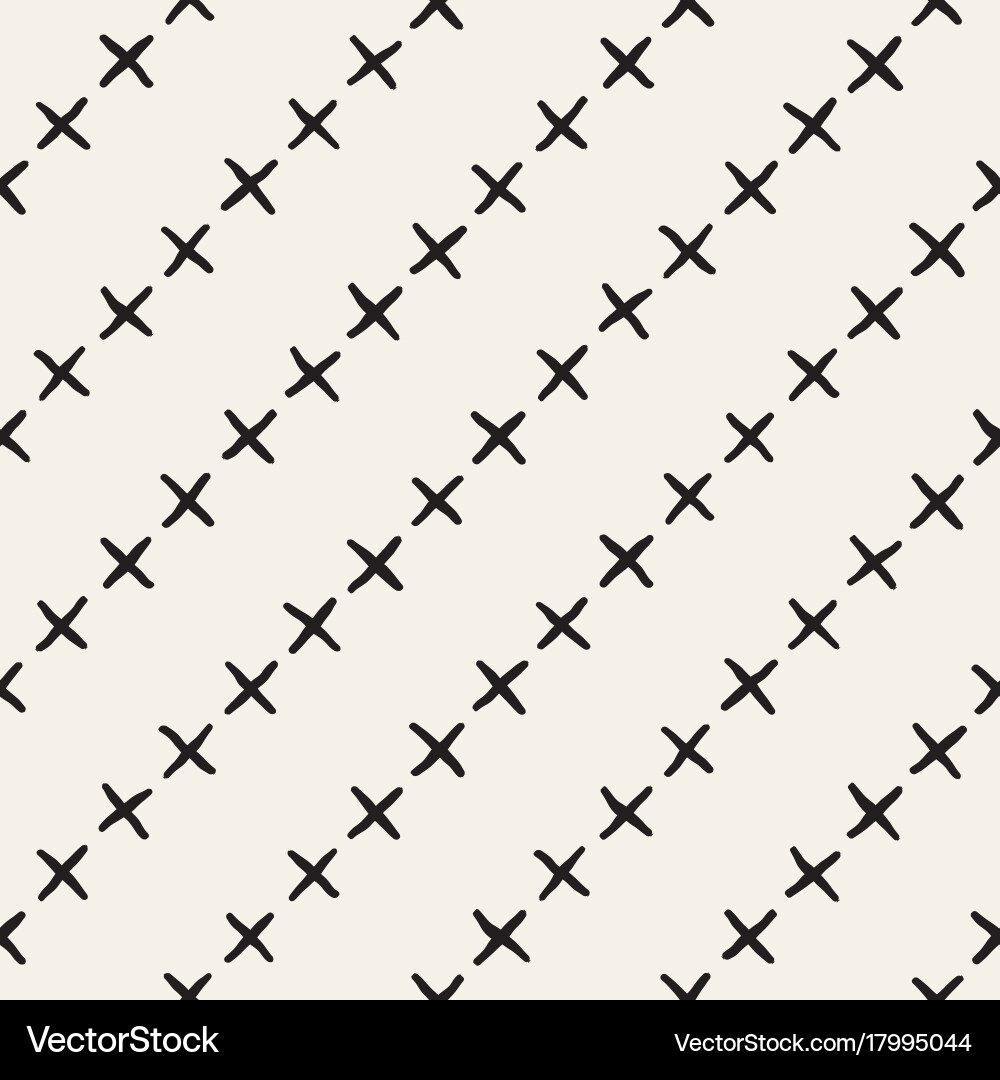 Seamless pattern with hand drawn lines abstract Vector Image