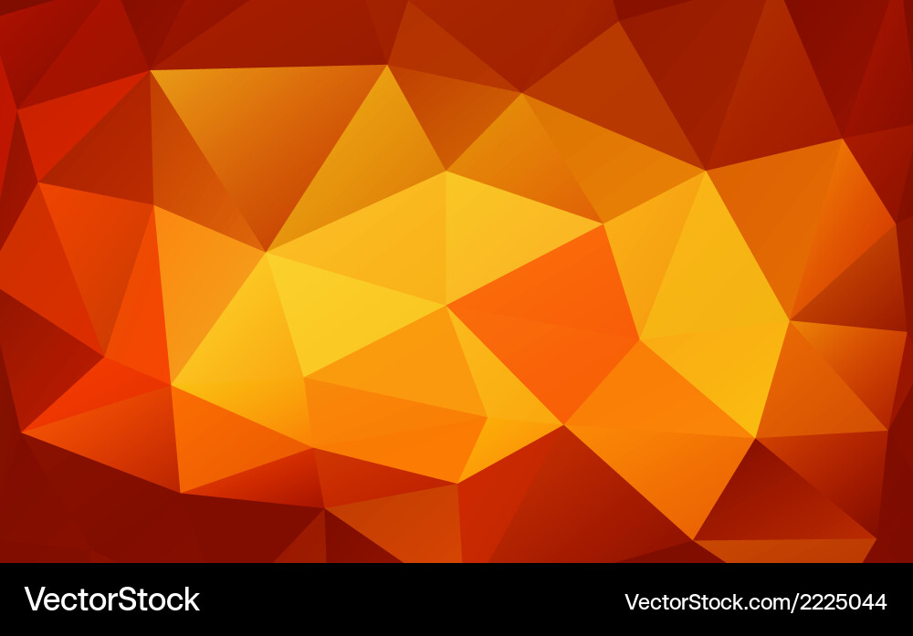 Triangle background colorful polygons vector image