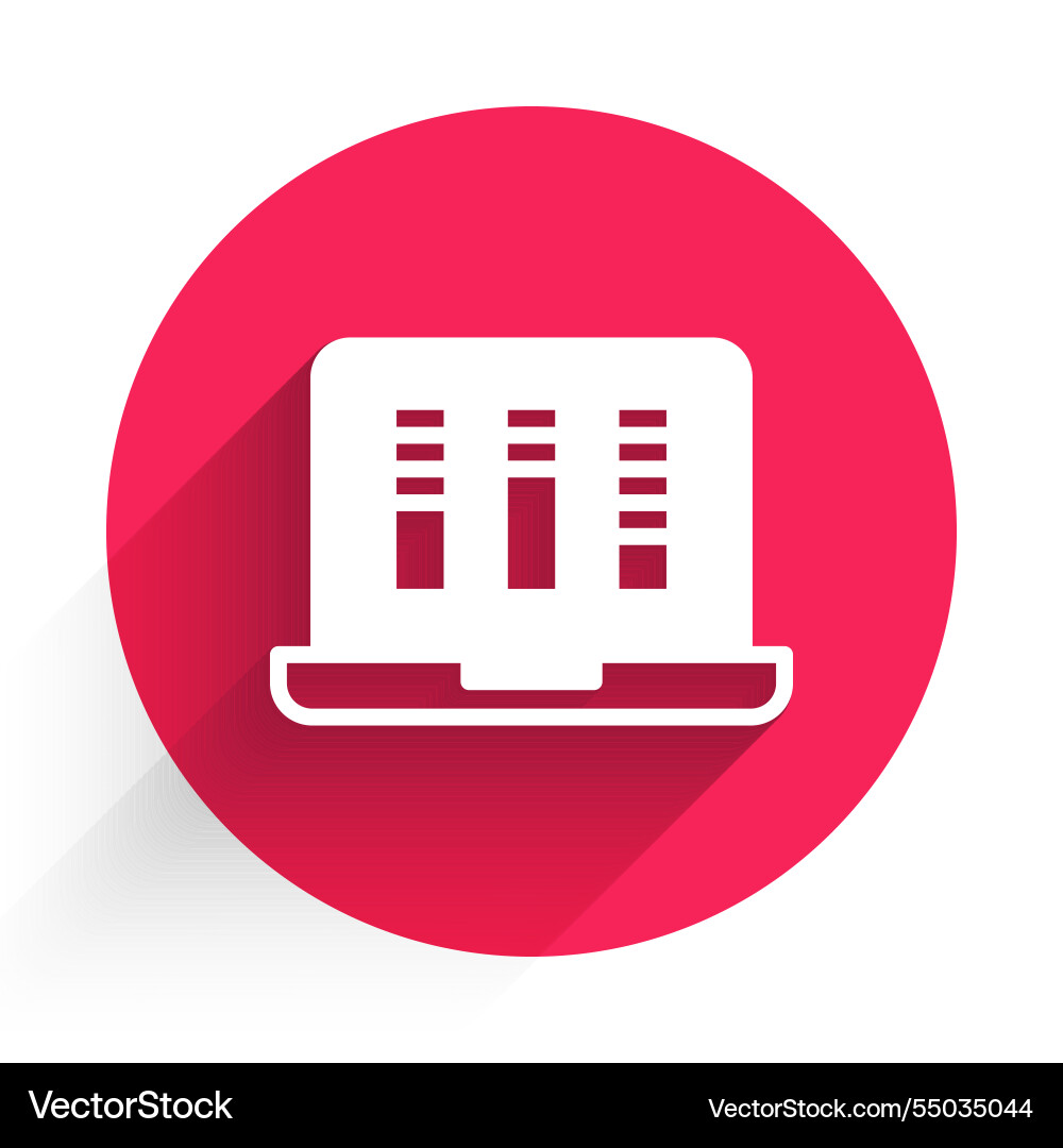 White sound or audio recorder editor software White sound or audio recorder editor software Vector Image