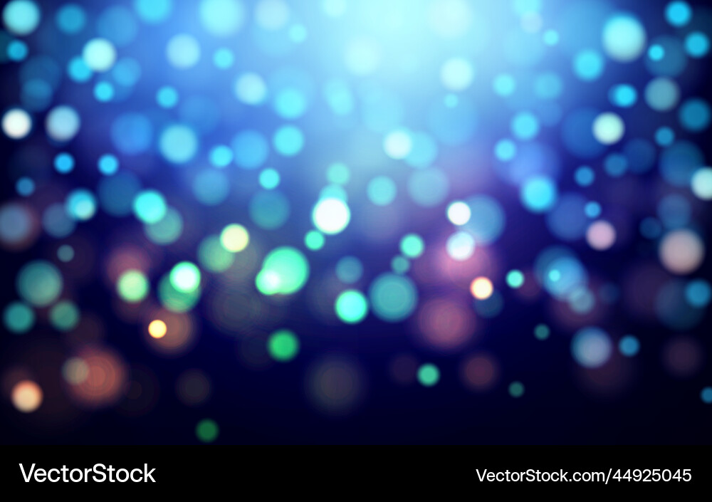 Underwater bokeh soft light abstract background Vector Image
