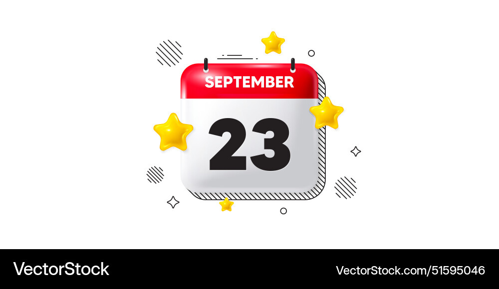 23th day of the month icon event schedule date 23th day of the month icon event schedule date vector image