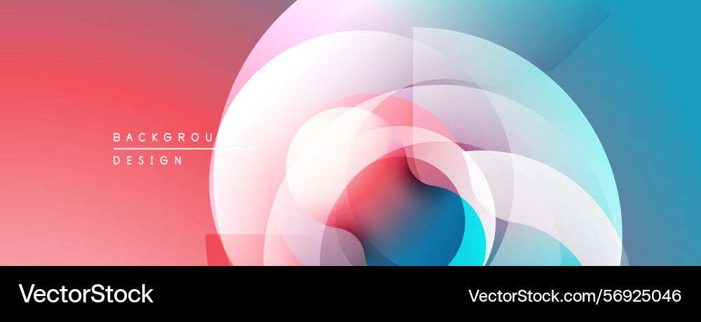 Abstract design features overlapping translucent Abstract design features overlapping translucent Vector Image