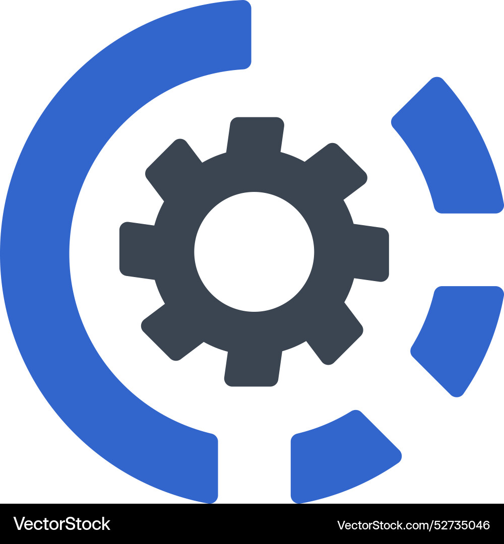 Configuration loading icon vector image