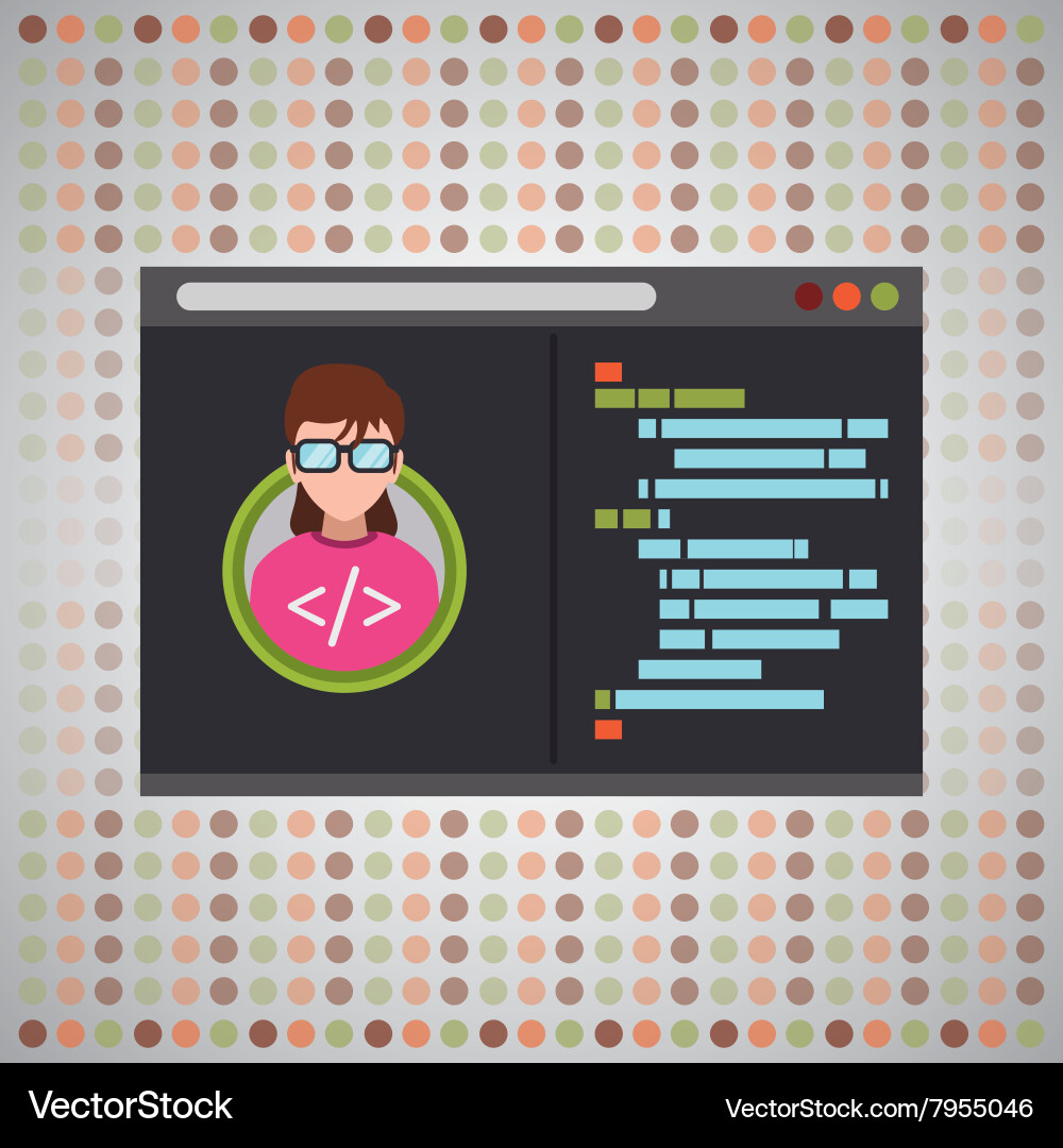 Development and software design vector image