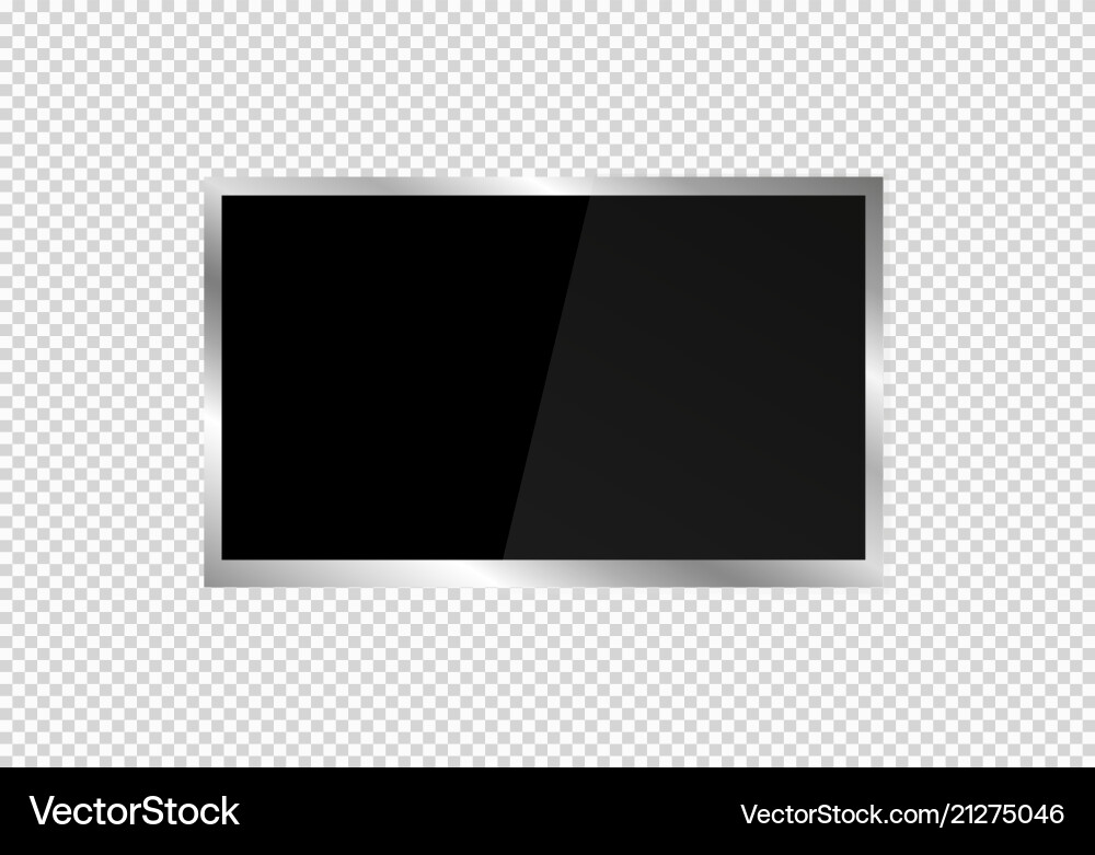 Frame of tv empty led monitor computer Frame of tv empty led monitor computer Vector Image