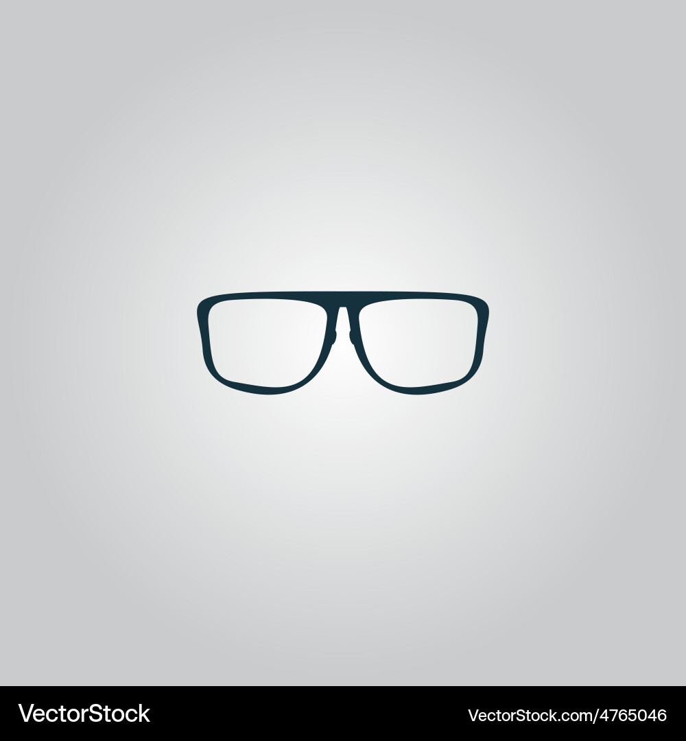 Glasses icon Vector Image