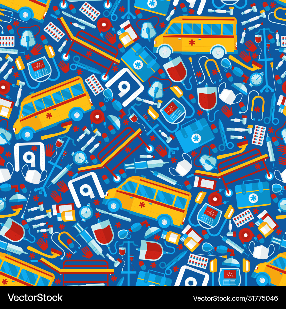 Reanimation work pattern result Vector Image