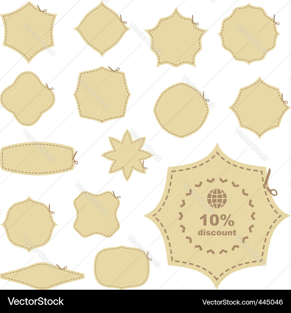Scissors with cut lines vector image