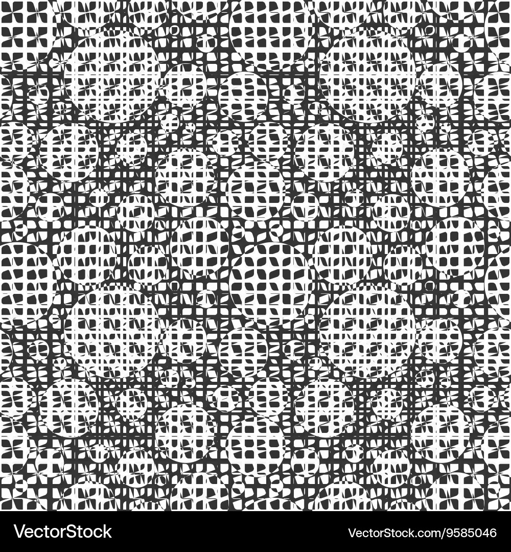 Seamless geometric pattern in the boho style vector image